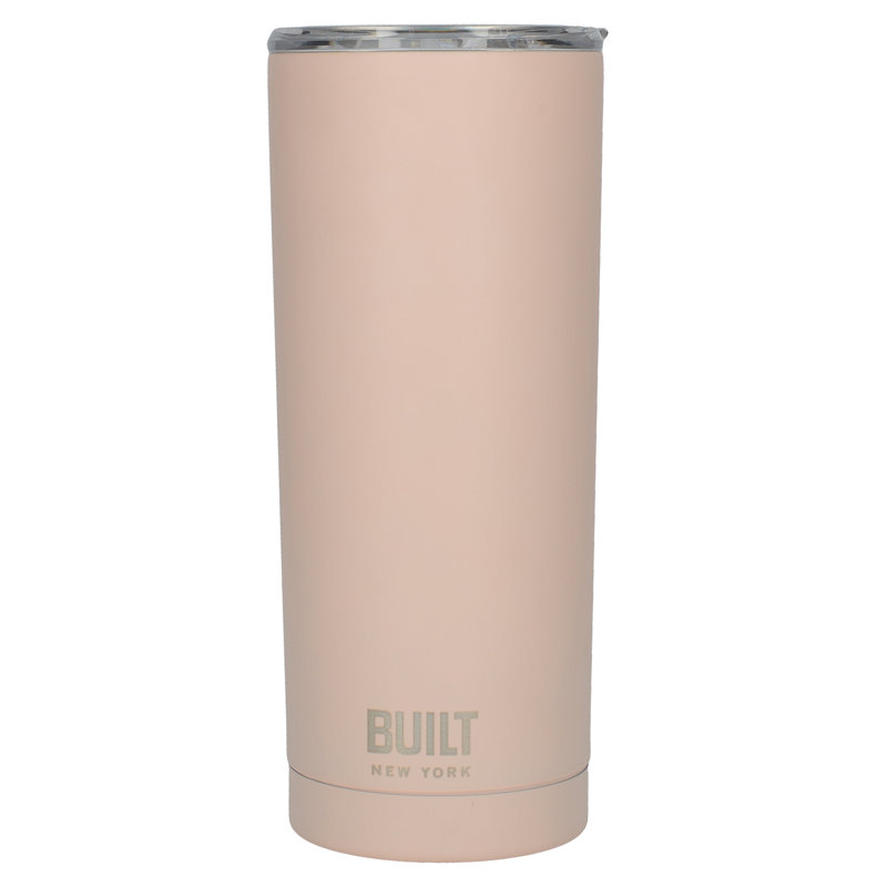 Built Perfect Seal 565ml Stainless Steel (18/8) Travel Mug, Pale Pink