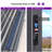 PURPLE LEAF 13' x 15' Louvered Pergola with LED Strip Lights and Control Panel for Patio Deck Garden Yard Gray-123282967