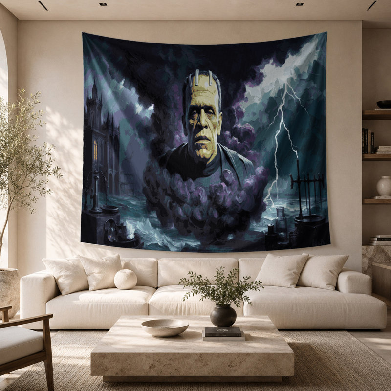 Tapisserie murale Halloween Halloween Frankenstein, 26 po x 36 po
