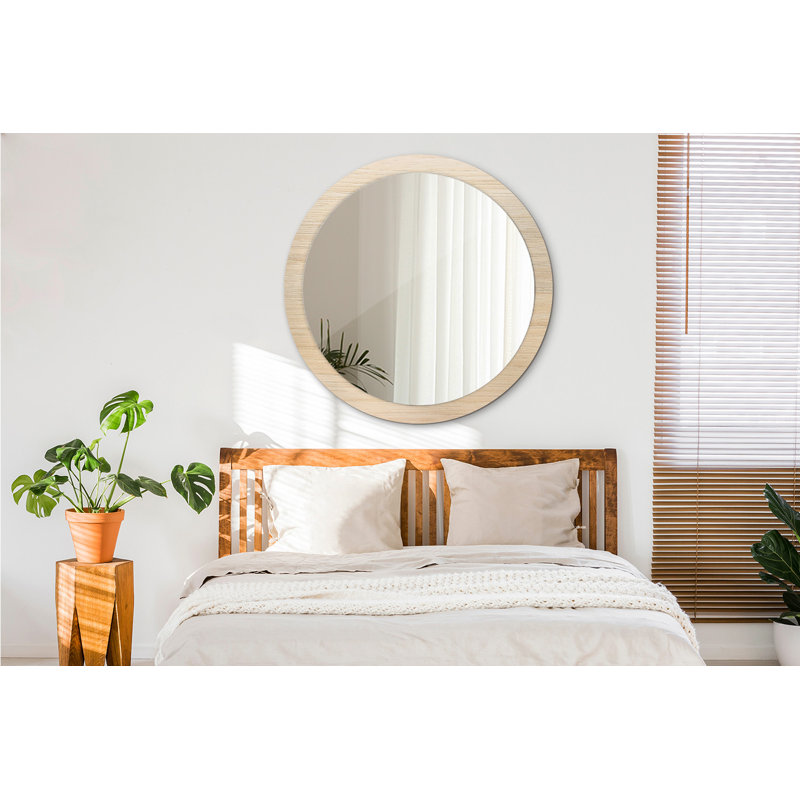 Huldar Glass Flat Wall Mirror