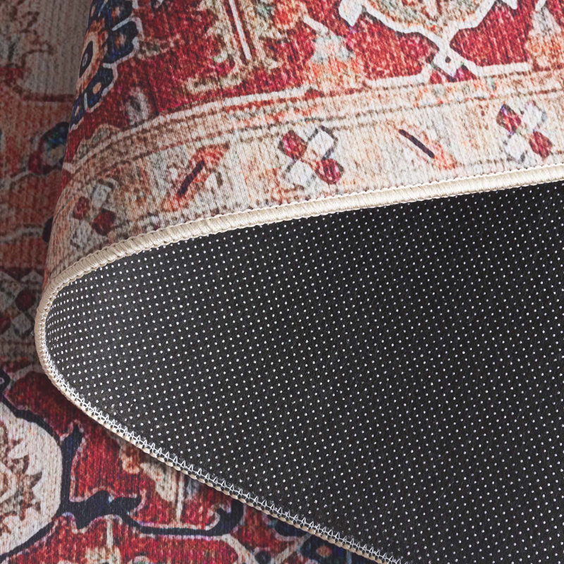 Alphonia Performance Machine Washable Oriental Rug, Rectangle 5' x 8'