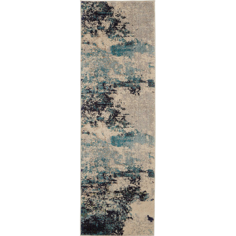 Adrienn Abstract Indoor Rug, Runner 2' x 6'