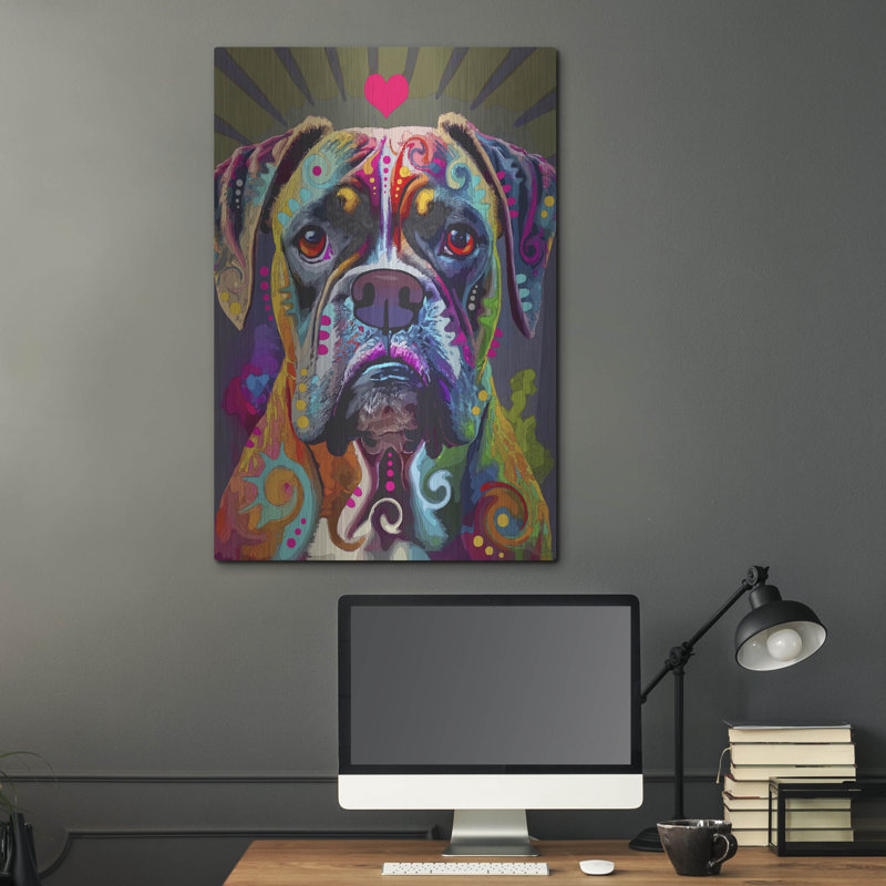 «Boxer» par Dean Russo, H 36 po x l 24 po