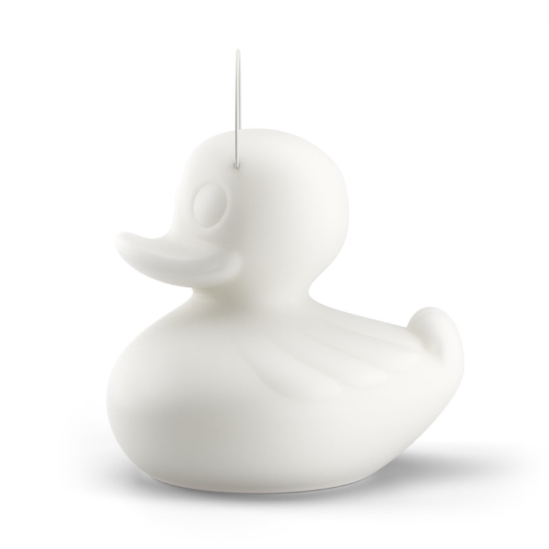 La lampe Megaduck blanche, 33.46" H x 29.13" W x 34.65" D , Blanc