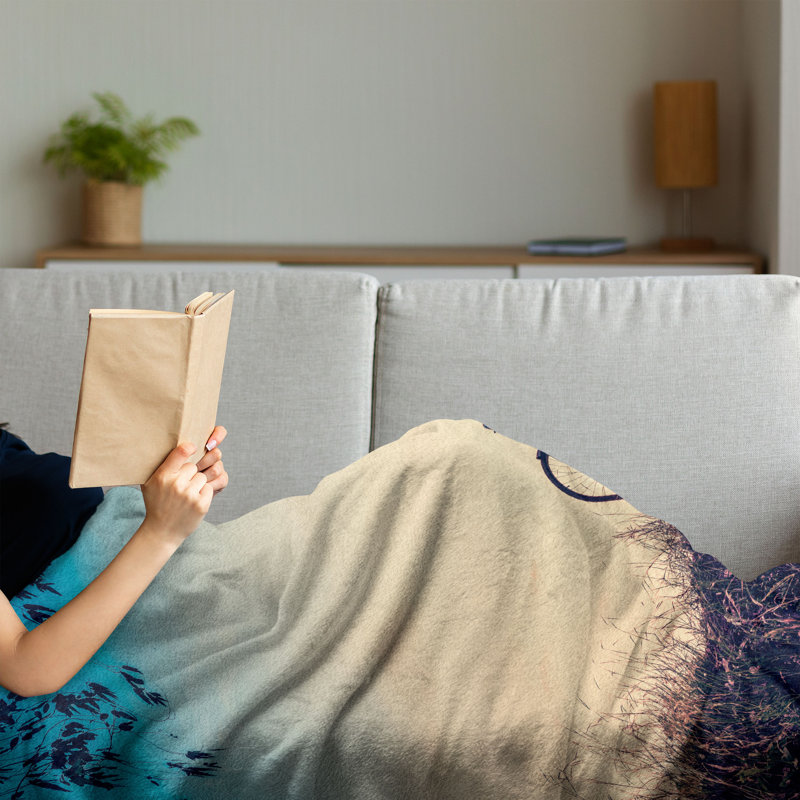 Hand Woven Throw Blanket, 70" x 90"
