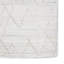 Tapis blanc tissé à la main Braith-61064937