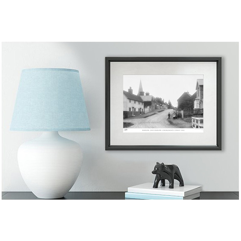 Harlow, Old Harlow, Churchgate Street 1903 by Francis Frith - Single Picture Frame Print, 60cm H x 80cm W x 2.3cm D