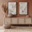 Ensemble de 2 motifs abstraits roses feutrés-1647281106-1647280935