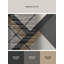 Tapis gris moelleux moelleux et minimaliste noueux-666990796