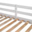 Lit superposé simple avec lit gigogne et trois escaliers de rangement pratiques, idéal pour les soirées pyjama en famille et le rangement des jouets-599701845