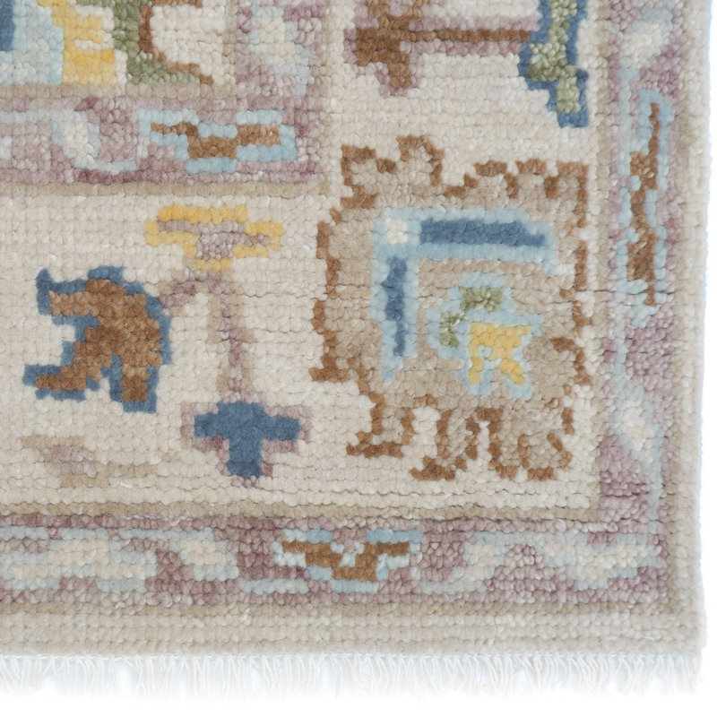 Cove Hand-Knotted New Zealand Wool Low Pile Indoor Rug Traditional, Rectangle 8' x 11'