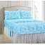 Ensemble de draps anti-froissement en microfibre douce aquarelle BedTite-1155166168-1155166170