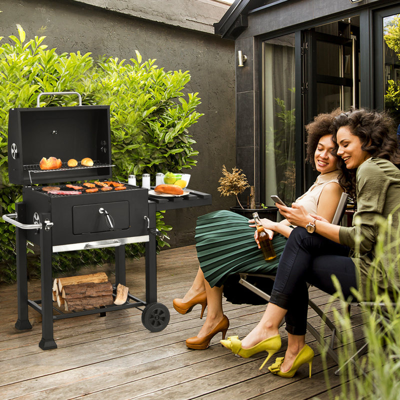 Casart 121cm W Barrel Charcoal Grill