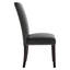 Chaises d'appoint de salle à manger à garniture cloutée en velours argenté Orchid Lind par Modway-127054690