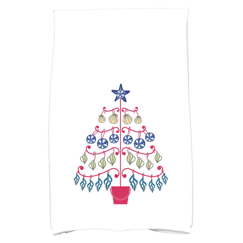 Springville Tea Towel Kitchen Towel, White