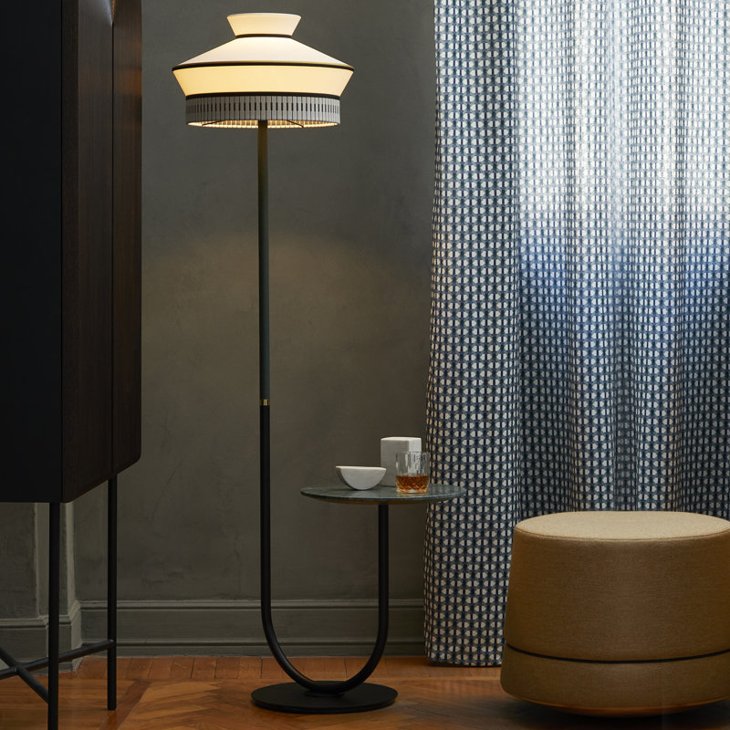 Calypso 66.9" Novelty Floor Lamp, Martinique Building
