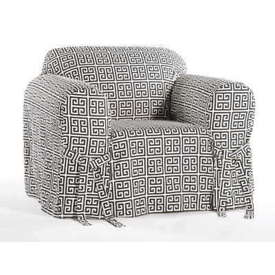 Housse pour fauteuil à coussins carrés/rectangulaires