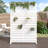 72"x 47" Outdoor Rectangular Metal Privacy Screen
