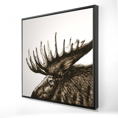 "Moose Plume sépia"