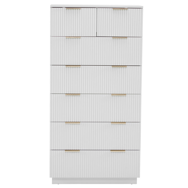 7 Drawer Dresser Chests For Bedroom, White