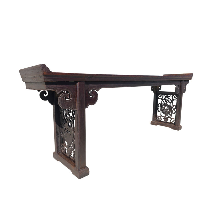 Mid 18th Century 107" Long Everted-Flange Altar Table
