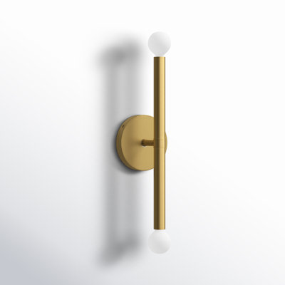 Jamir 2-Light Steel Dimmable Wallchiere 
