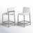 Misa Upholstered Counter Stool with Metal Frame-576239164-576239163