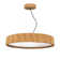 Griffen 1 - Light Walnut LED Drum Pendant