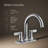 Venza Centerset Bathroom Sink Faucet 1.2 GPM-1563302067