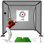 YUNIC Cage de conduite de golf robuste de qualité supérieure avec structure en métal, toile de cible et tapis de frappe