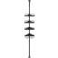 Adjustable 4 Tier Shower Corner Shelf 85 305 cm Bathroom Shower Caddy Organiser-101986439