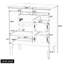 Meuble-lavabo 30 po avec lavabo, bois d'hévéa massif et meuble-lavabo autoportant avec rangement intelligent 30 po