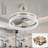 20-Inch Ceiling Fan With Remote Control, Dimming And Reversible DC Motor