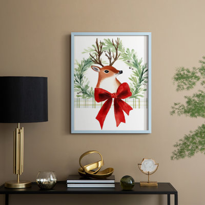 «Christmas Holiday Art XC», reproduction encadrée - bois massif