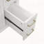 Meuble-lavabo de 30 po avec lavabo en céramique, armoire de rangement moderne avec portes à fermeture douce, tiroir profond et tiroir standard, meuble-lavabo élégant pour les petites salles de bain-112605889