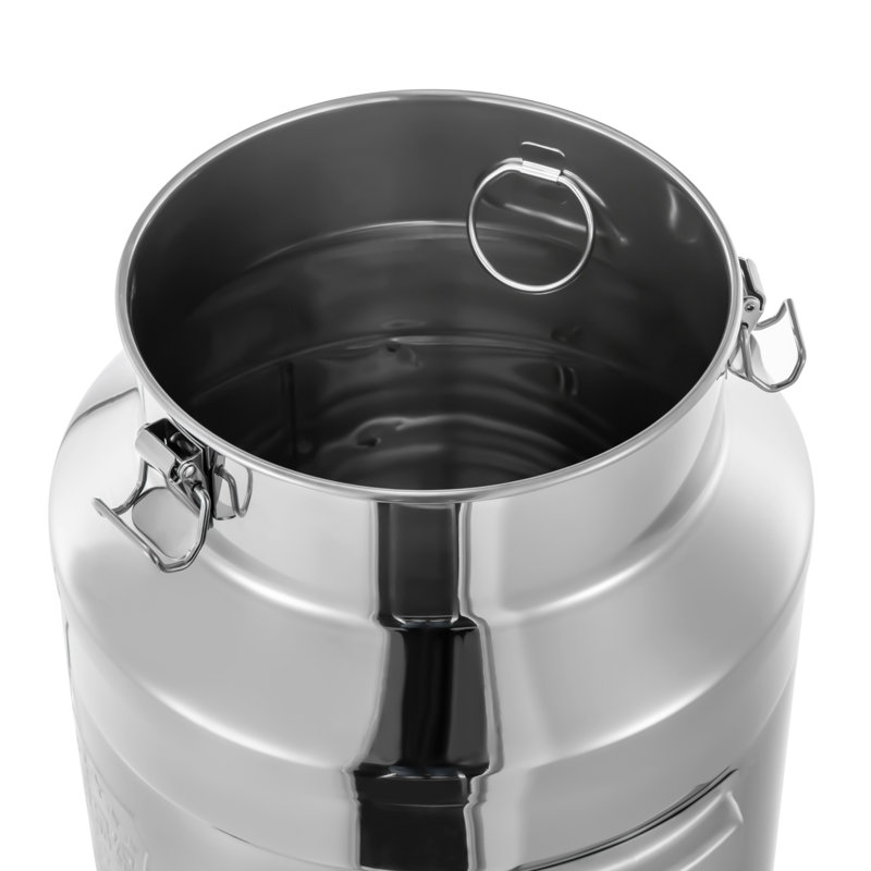 Seau à lait en acier inoxydable 35L avec robinet 