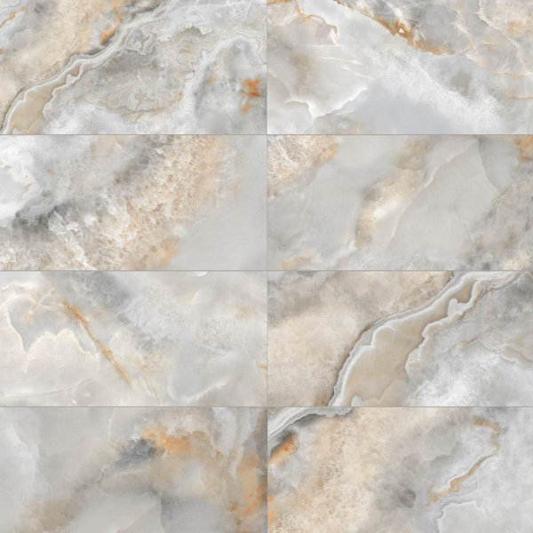 Starlight Ember 12" x 24" Polished Porcelain Wall & Floor Tile