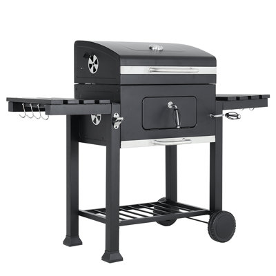 Dakota Fields Barrel Charcoal BBQ