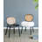 Delsia Upholstered Wicker / Rattan Side Chair