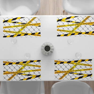 Polyester Abstract Rectangle Placemat