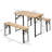 Hutsell 4 - Person Patio Dining Set with Rectangular Table