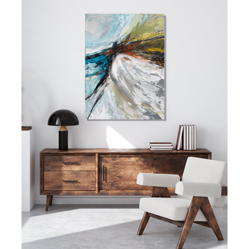 «Over Actual» par John Beard, reproduction d'art sur toile tendue, H 40 po x l 30 po x P 1,5 po