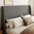 Linen Upholstered Platform Bed Frame with Wingback Headboard-1929131610-1929131608