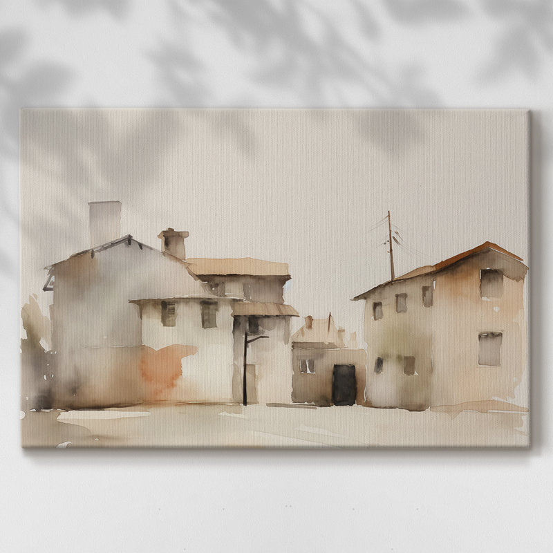 Paysages rétro-XXXII - Cavas enveloppés de galerie, 40 x 60