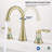 2-handle Bathroom Faucet with Drain Assembly-80810850