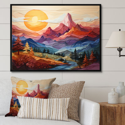 " Colourful Mountains Sharp Peaks II "