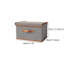 Ensemble de 3 bacs de rangement, paniers de rangement, 3 cubes pliables avec couvercles, organisateur de bacs en tissu, boîtes pliantes pour chambre de bébé, garde-robe, chambre à coucher, maison-390753178