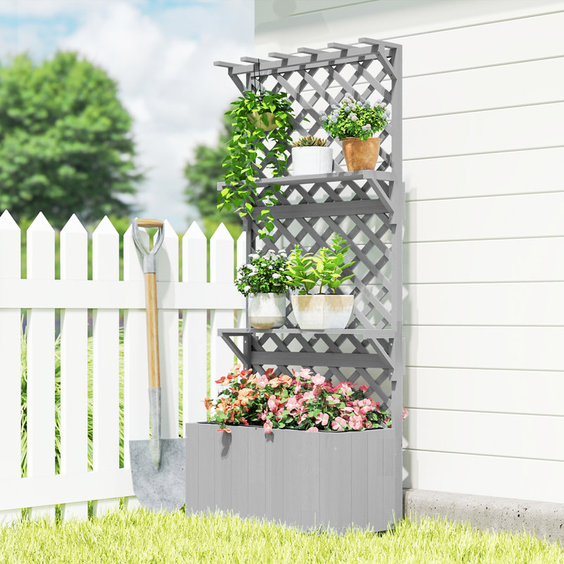 Wood Raised Garden Bed