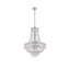 Lustre empire unique à 12 lumières avec accents de cristal Stoltz-32478720-32478719