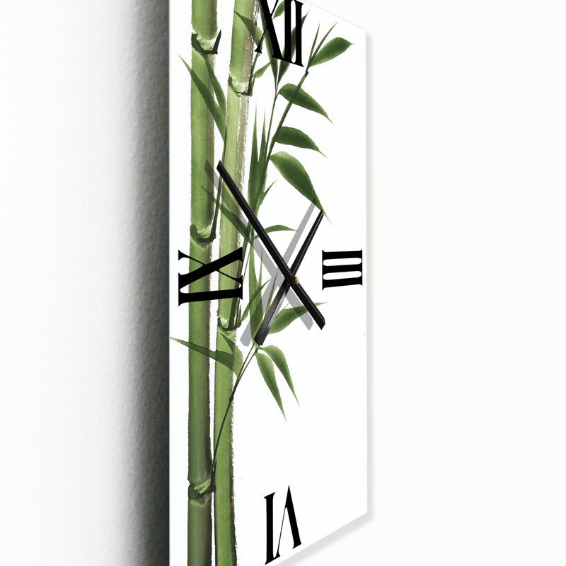 Détail de l'horloge murale Bamboo I, Petit